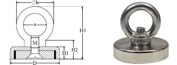 250LB pull magnet