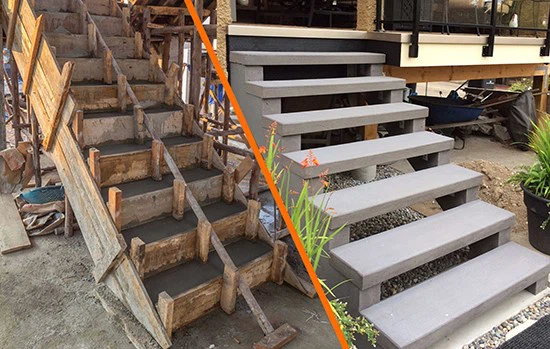 Production of Precast Concrete Step Production of Precast Concrete Step