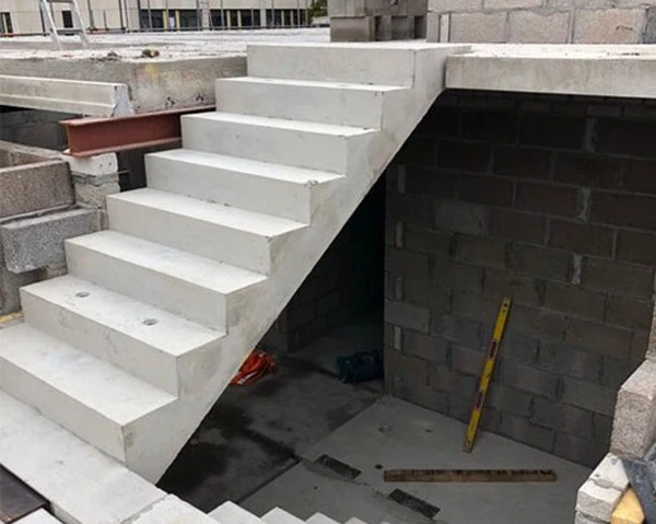 Prefabricated Concrete Single-Flight Stairs Prefabricated Concrete Single-Flight Stairs
